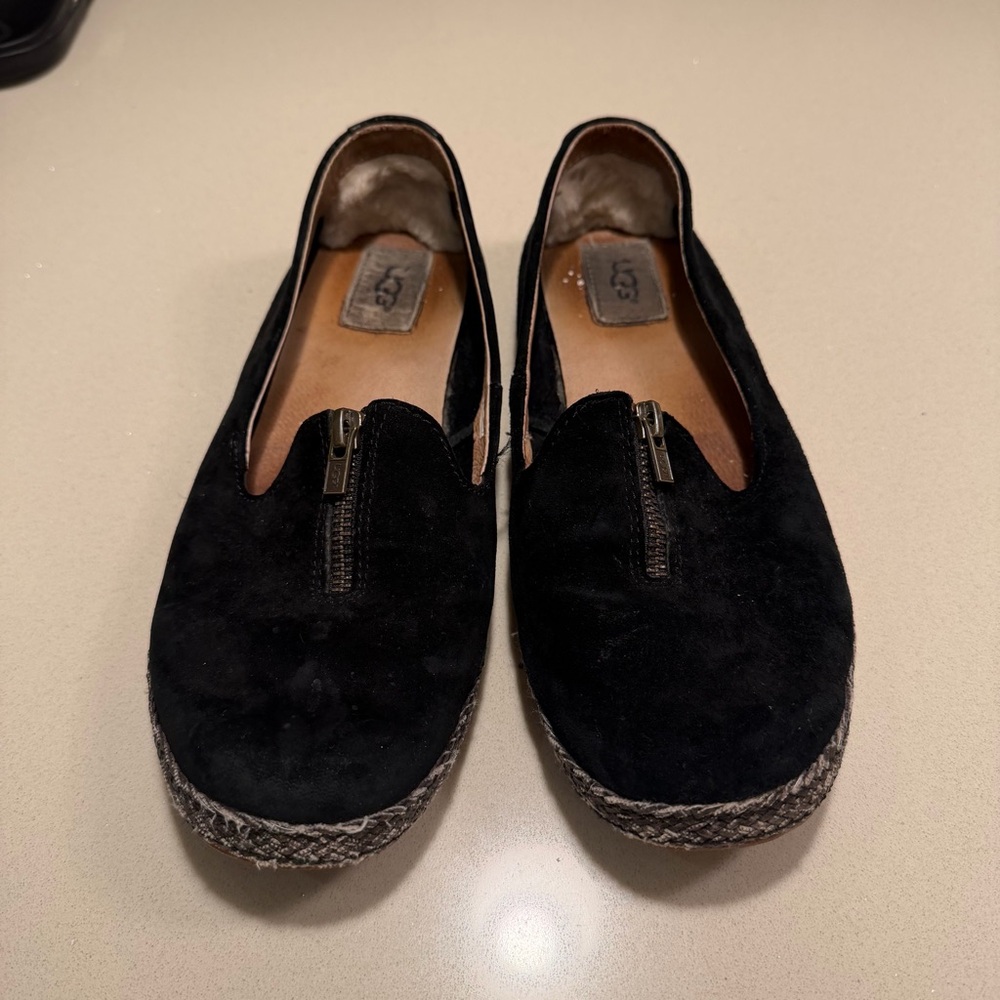 UGG Selarra Suede Leather Moccasin Loafer Flats